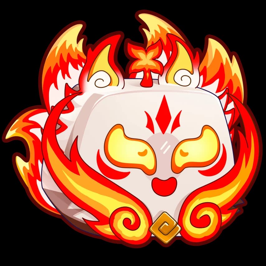 Skin Blox Fruits — Kitsune Crimson